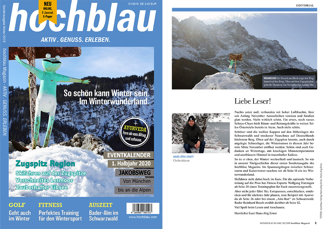 Der Artikel ist Bestandteil der hochblau Magazin Ausgabe S1/2019 vom 28.11.2019 - Auszug Seiten 46-49. Mehr zur Ausgabe ...